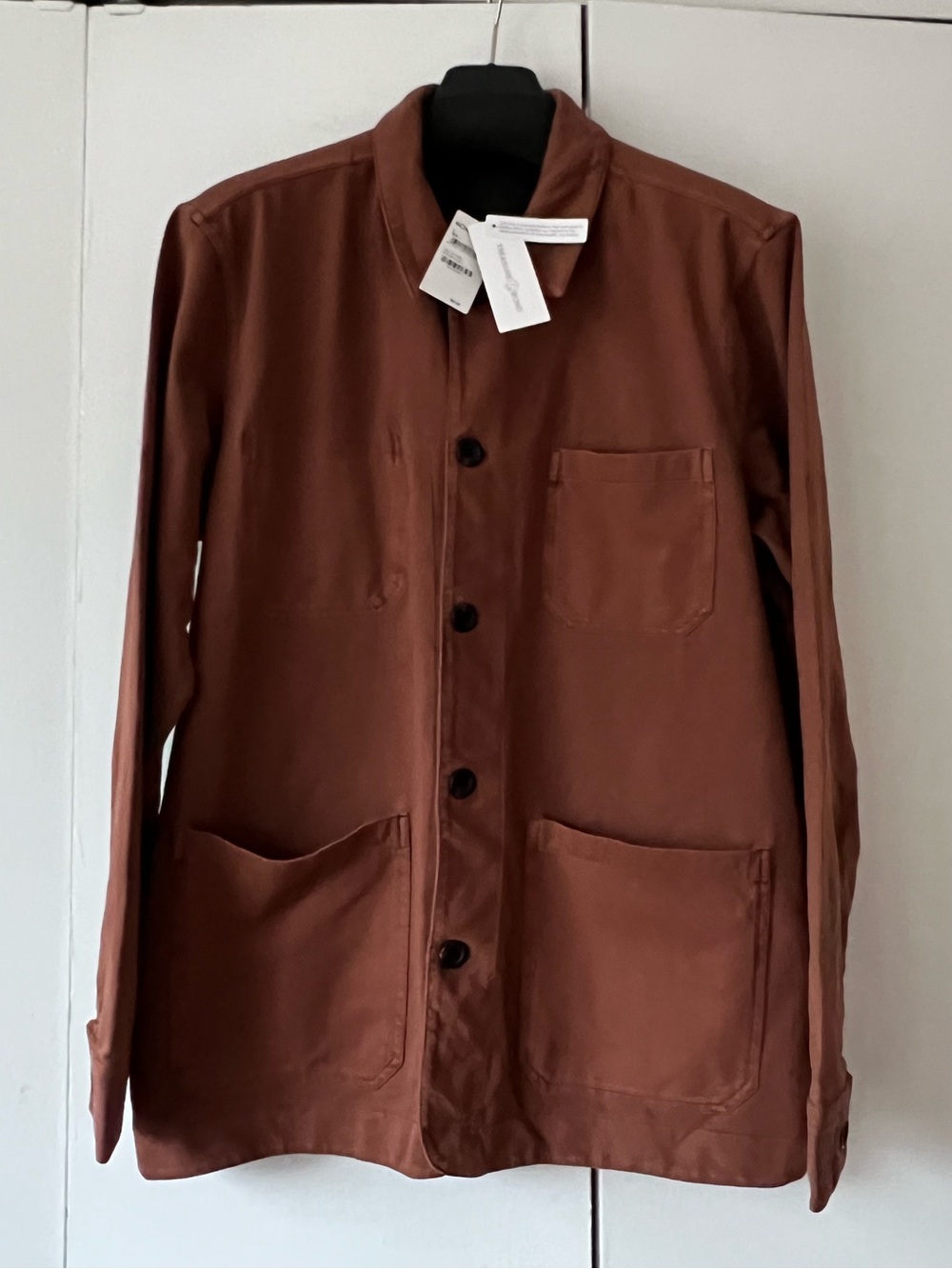 Treasure & Bond Men's Rust/Brown Cotton Chore Jacket — Size L — NWT